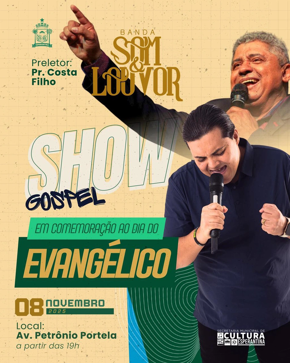 Show Gospel em comemoração ao Dia do Evangélico