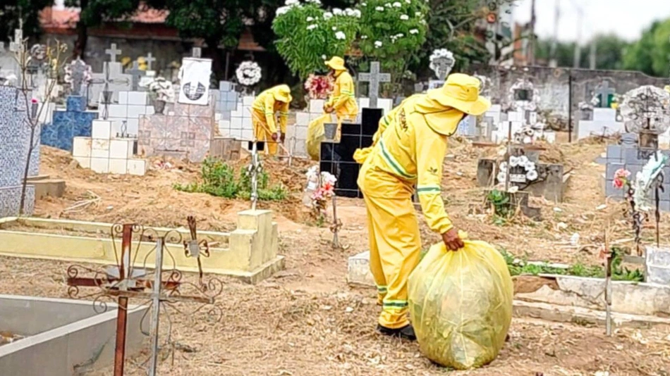 SDU Sudeste inicia limpeza do cemitério do Renascença