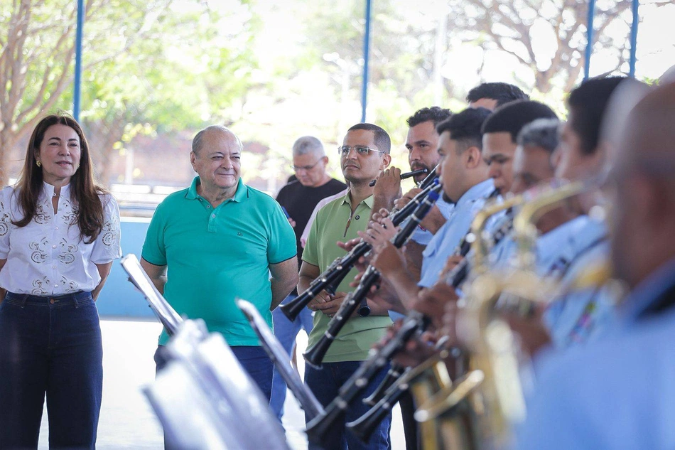 Inauguração de Ginásio Poliesportivo no Parque Wall Ferraz