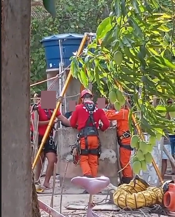 Corpo de Bombeiros atua no resgate do corpo
