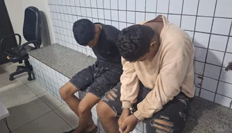 Indivíduos presos pela Força Tática