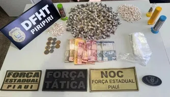 Materiais apreendidos