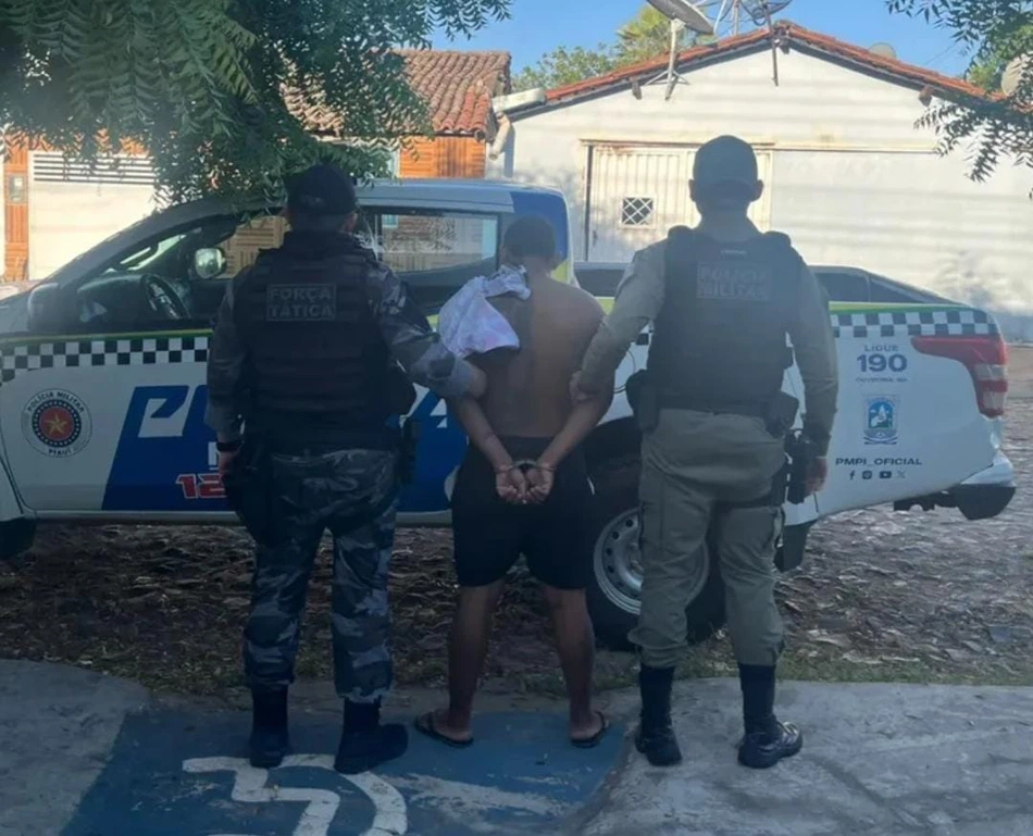 Suspeito preso