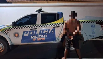 Homem preso em flagrante