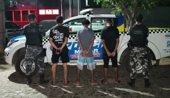 Polícia Militar prende três homens com drogas em Piripiri