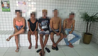 Suspeitos presos em Parnaíba