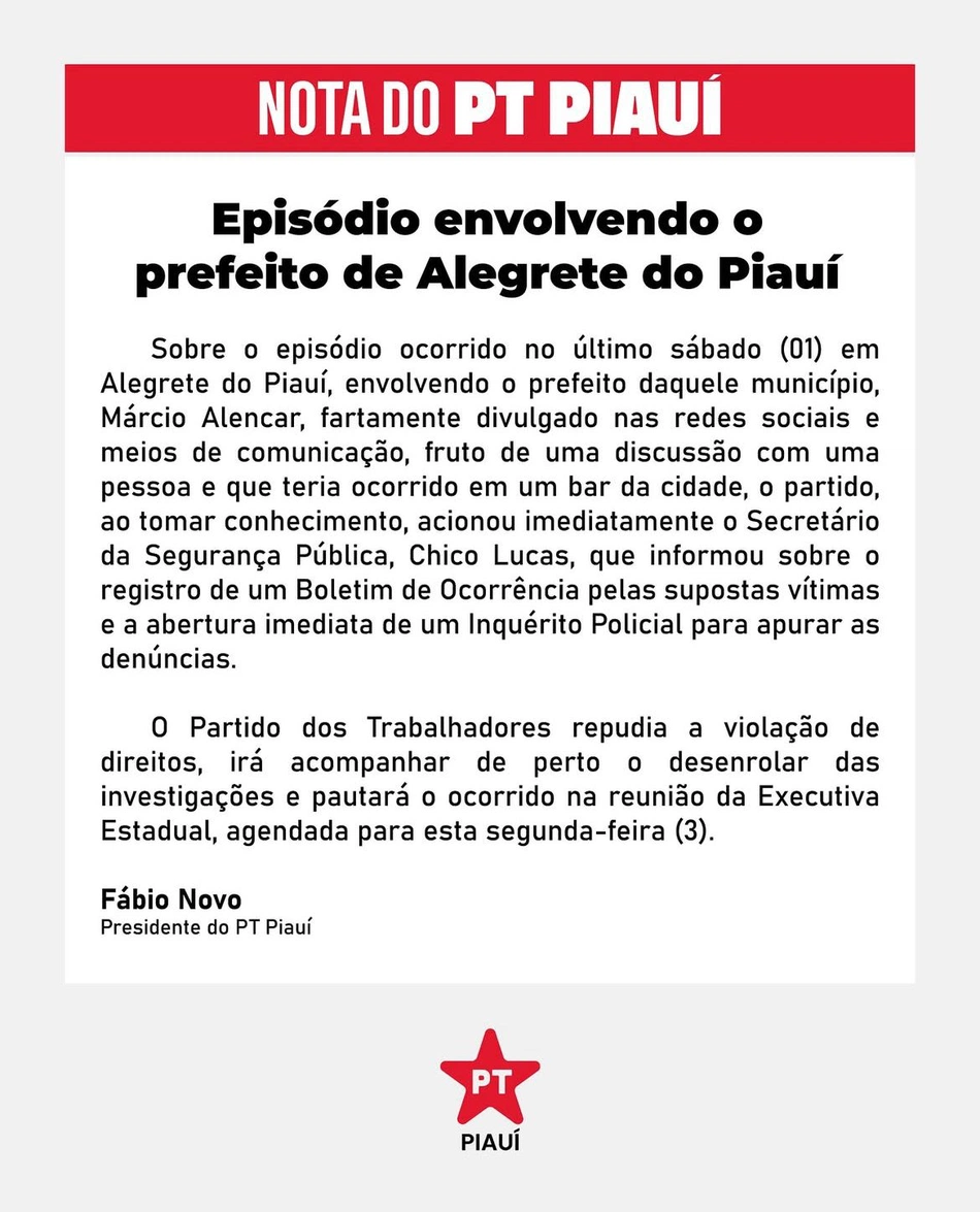 Prefeito Márcio Alencar