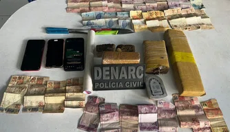 Materiais apreendidos