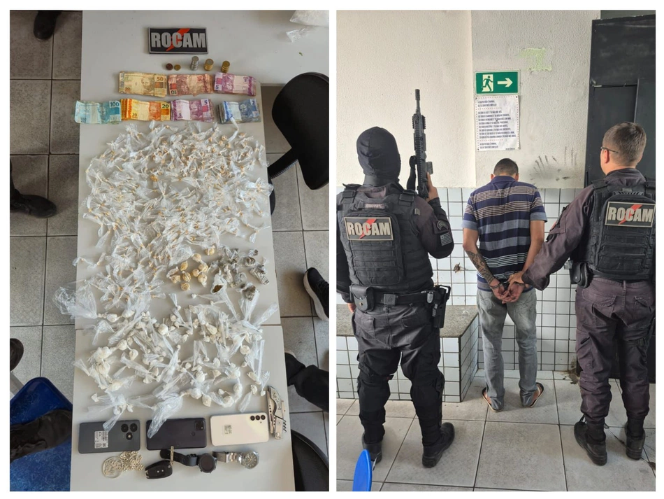 Suspeitos são presos com mais de 460 porções de droga em Teresina