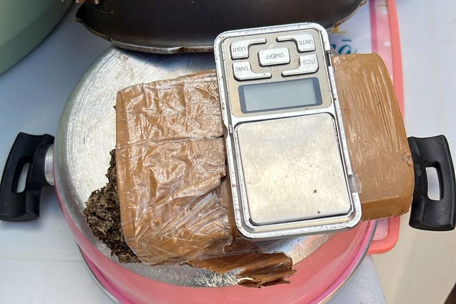 Materiais apreendidos
