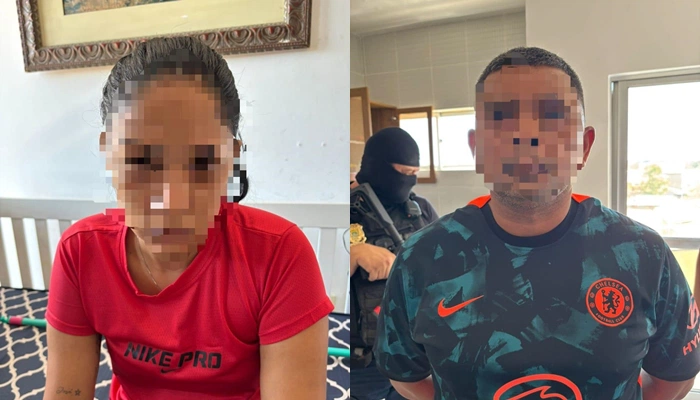 Casal suspeito de tráfico de drogas é preso em apartamento