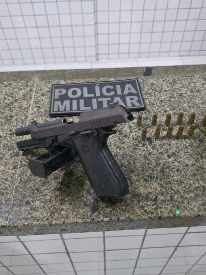 Arma apreendida durante fiscalização em Parnaíba