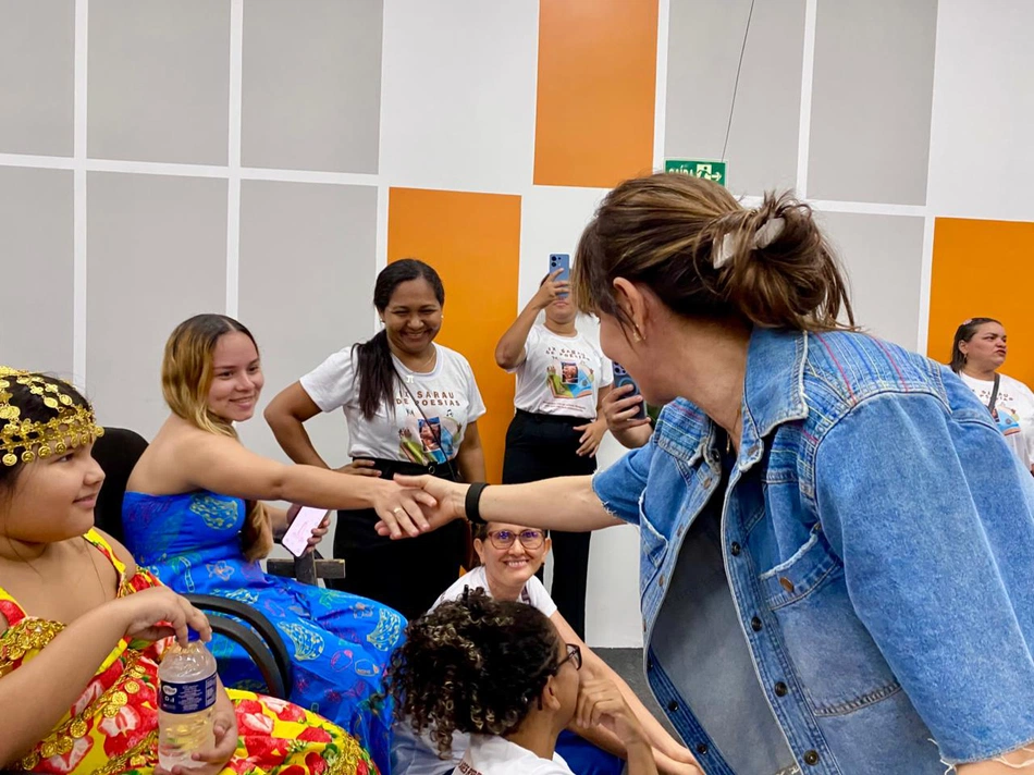 Evento em escola municipal de Esperantina