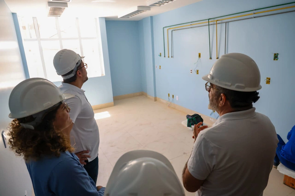 Obras no HEDA, em Parnaíba