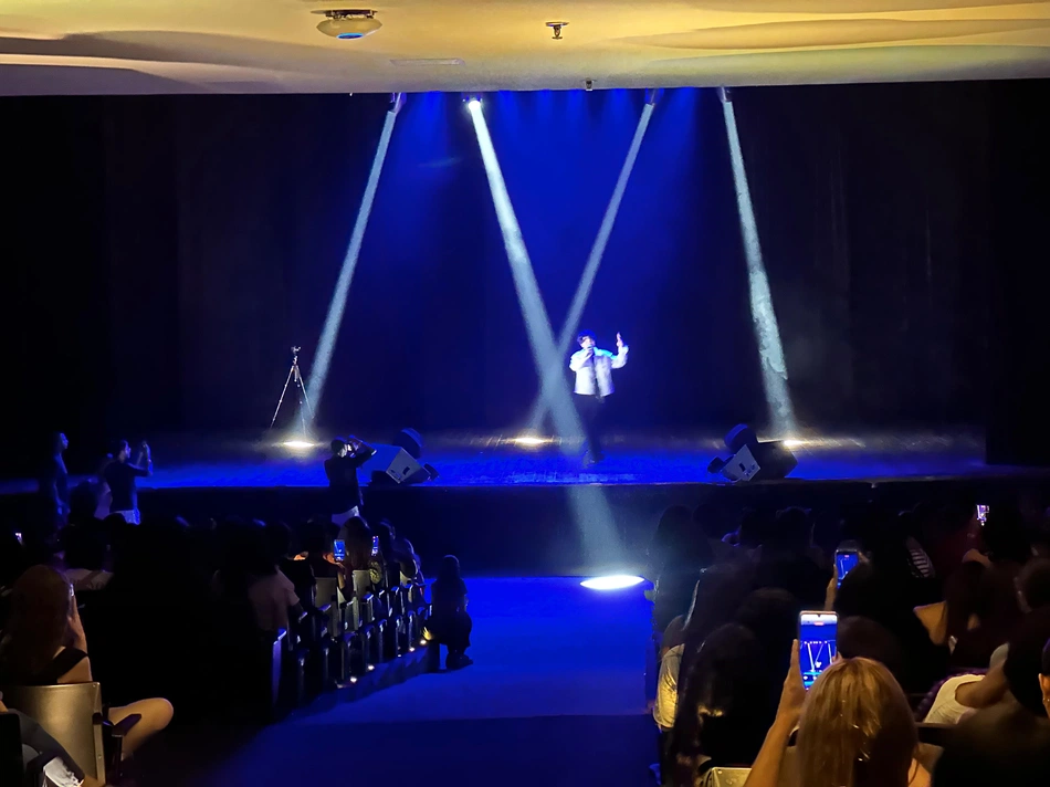 Kisu se apresentando no 1º Festival coreano do Piauí