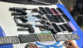 Polícia Militar realiza operação e apreende diversos materiais