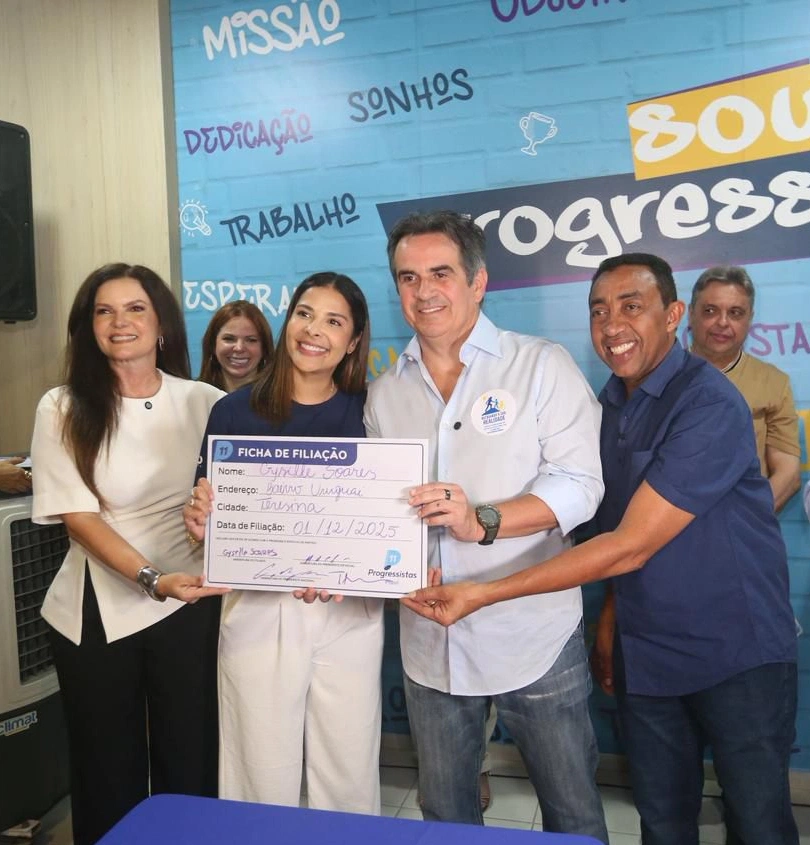 Filiação da apresentadora Gyselle Soares ao Progressistas