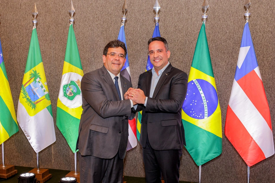 Governador do Piauí, Rafael Fonteles e Paulo Dantas, governador de Alagoas