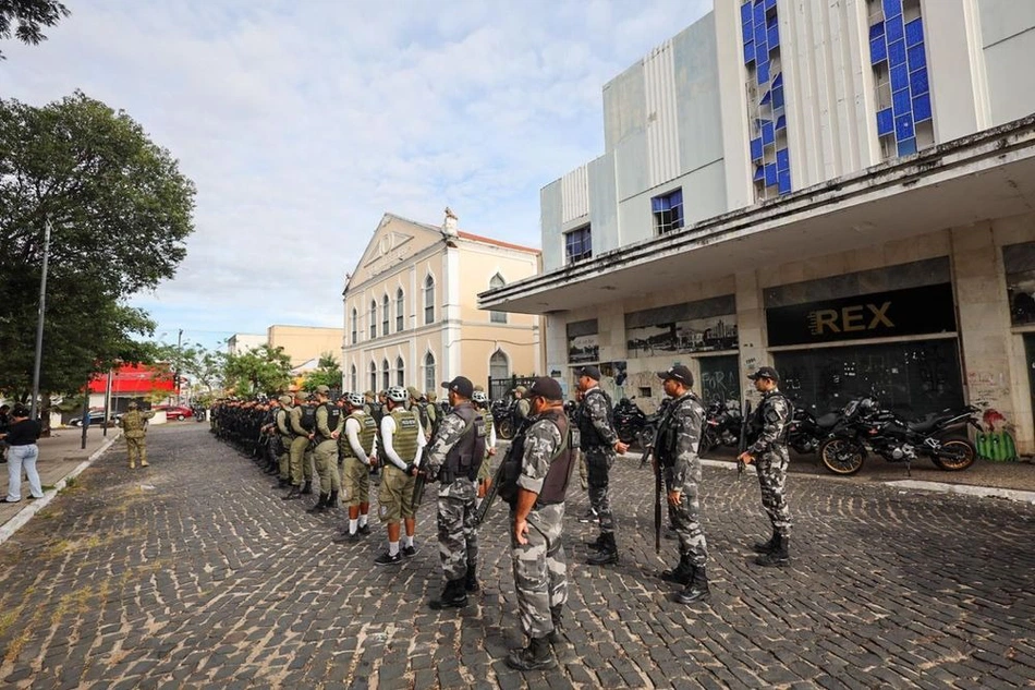 Policiamento no Centro de Teresina