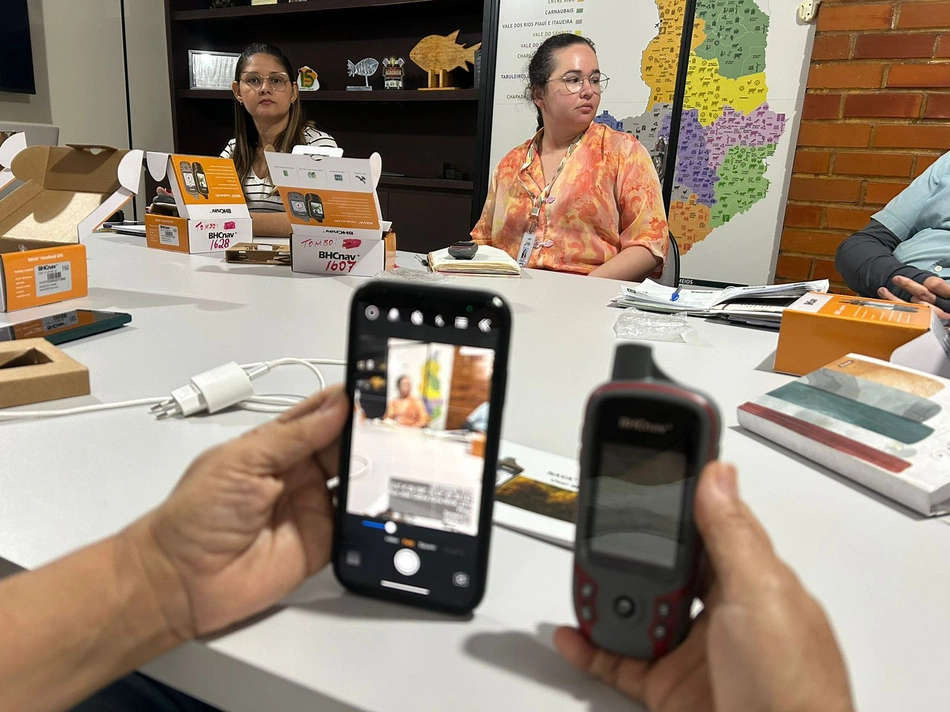 Equipamento de georreferenciamento