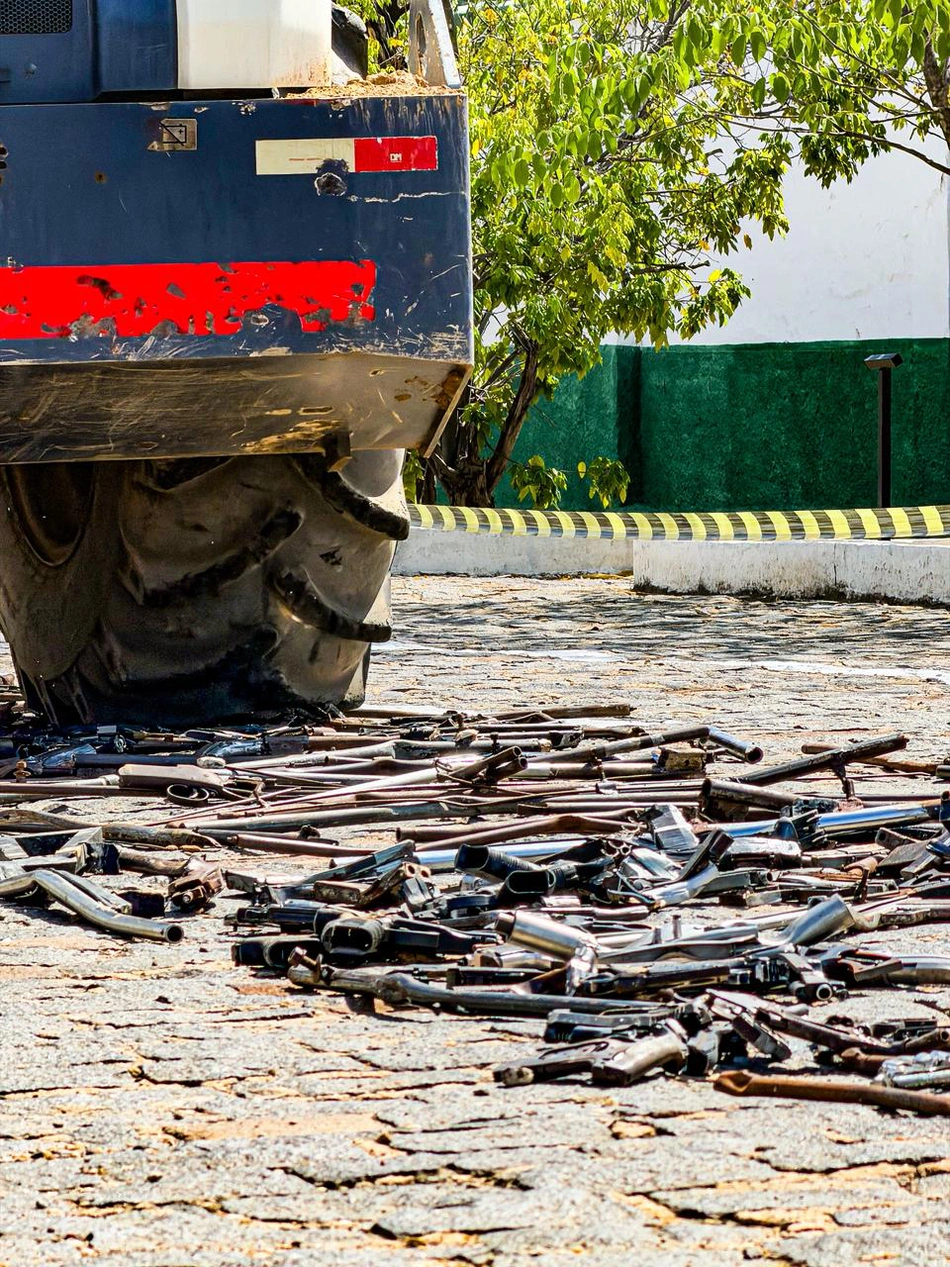 SSP-PI destrói mais de 1,5 mil armas apreendidas