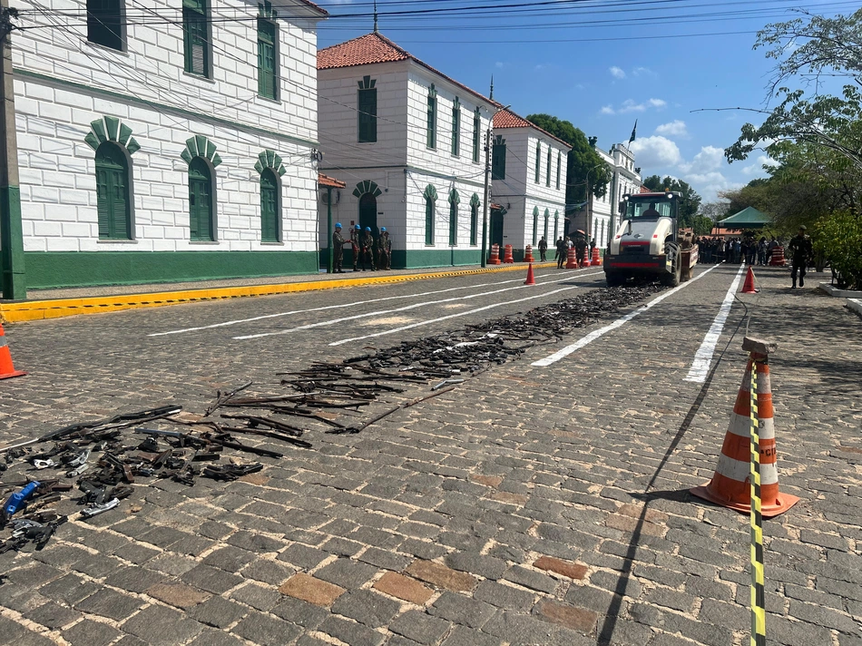 SSP-PI destrói mais de 1,5 mil armas apreendidas