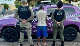 Homem volta a ser preso por ameaçar a mãe no Piauí.