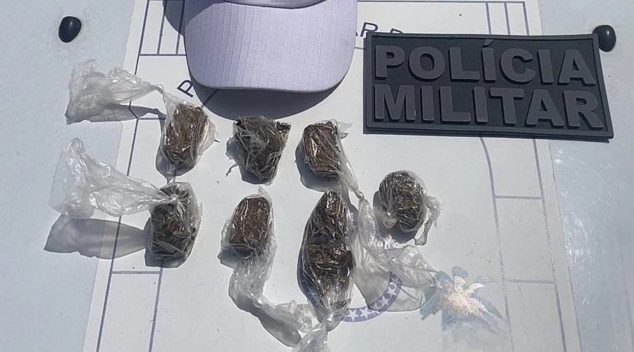 Materiais apreendidos