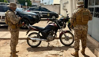 Motocicleta apreendida