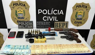 Materiais apreendidos