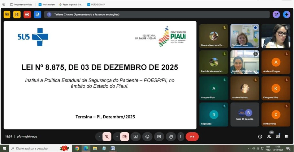 Piauí institui Política Estadual de Segurança do Paciente