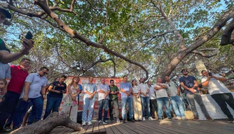 Inauguração de ponto turístico em Cajueiro da Praia