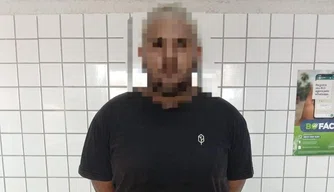 Suspeito preso