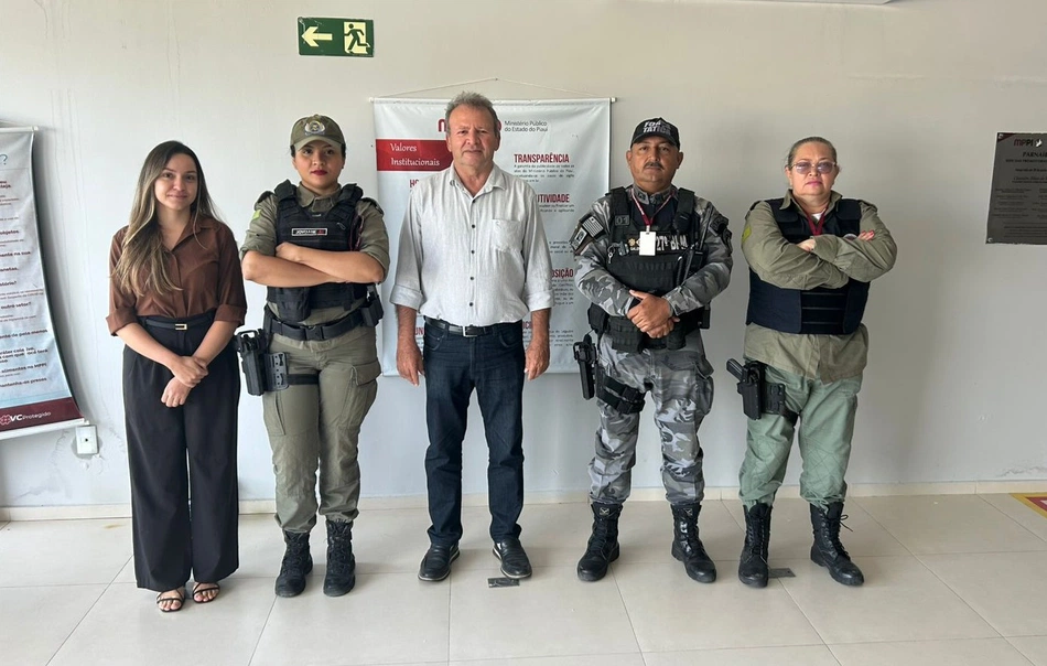 Ministério Público e Polícia Militar discutem enfrentamento à violência contra a mulher em Parnaíba