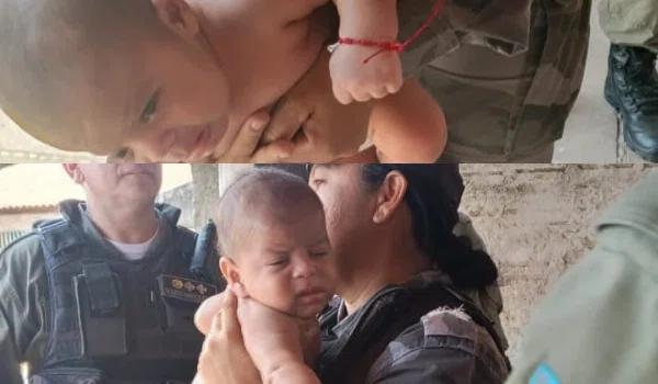 Polícia Militar do Piauí salva bebê engasgado na zona Sul de Teresina