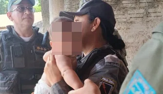Polícia Militar do Piauí salva bebê engasgado na zona Sul de Teresina