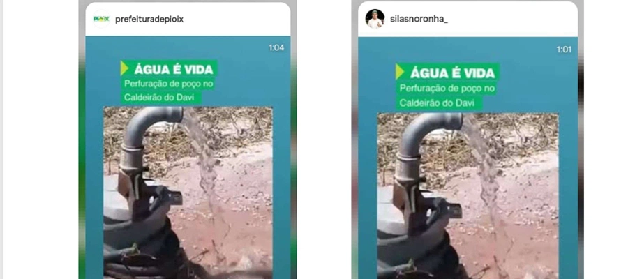 Postagens realizadas no Instagram