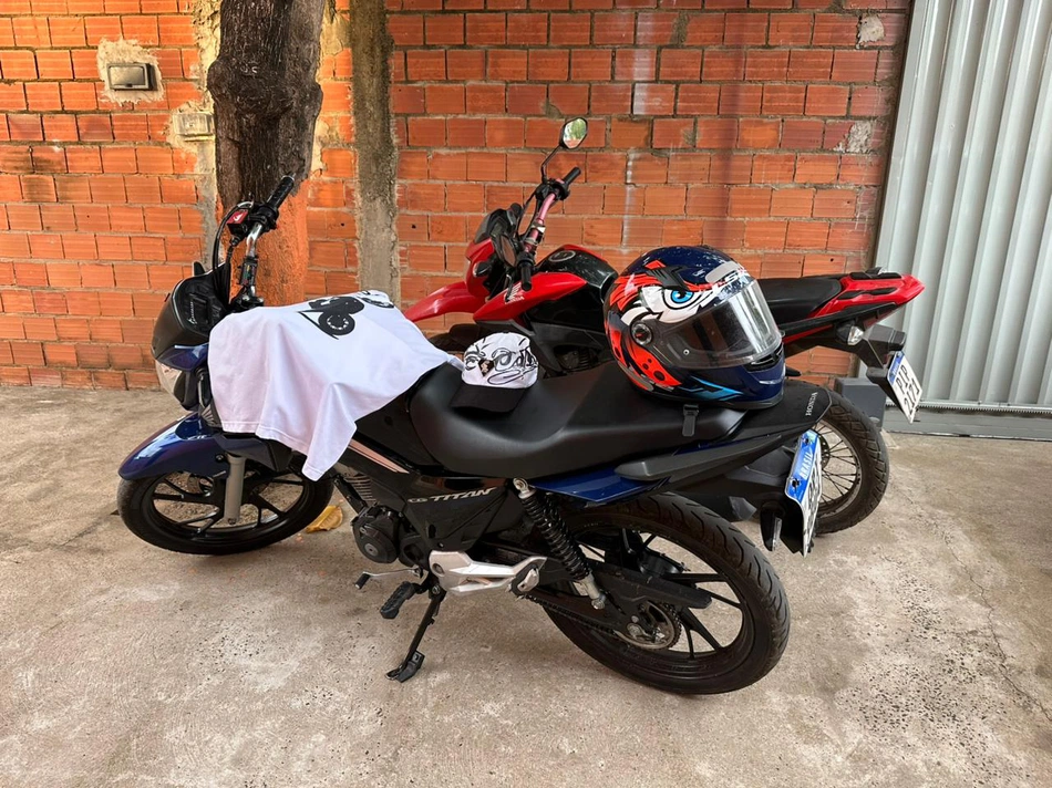 Motocicletas apreendidas na Operação Rolezinho em Demerval Lobão