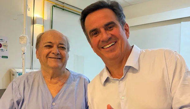 Ciro Nogueira visita Silvio Mendes no hospital