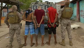 Dois homens são presos e um menor apreendido pelo BEPI