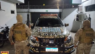 Materiais apreendidos