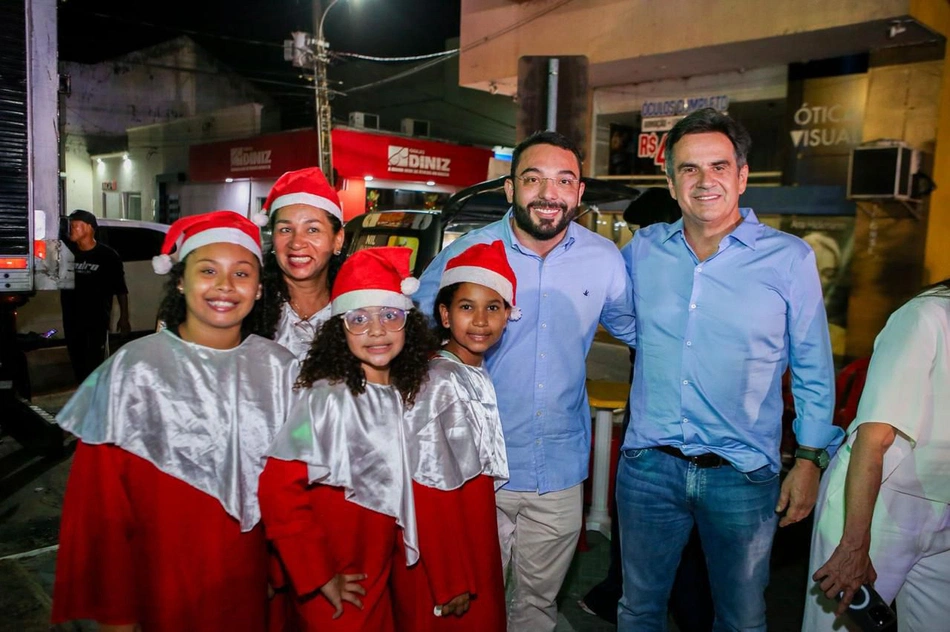 Ciro Nogueira em celebração natalina de Parnaíba
