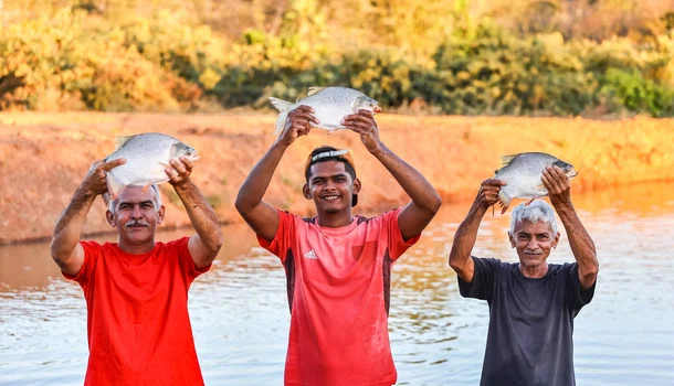 Piscicultores no Piauí