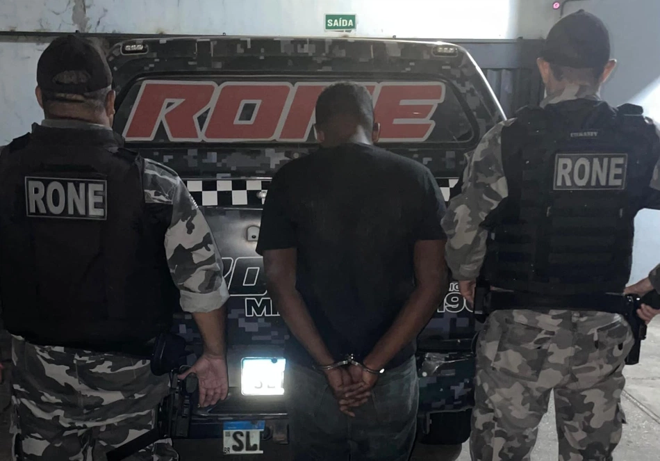 Polícia Militar prende homem com mandado de prisão em aberto