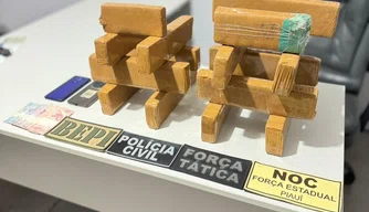 Materiais apreendidos