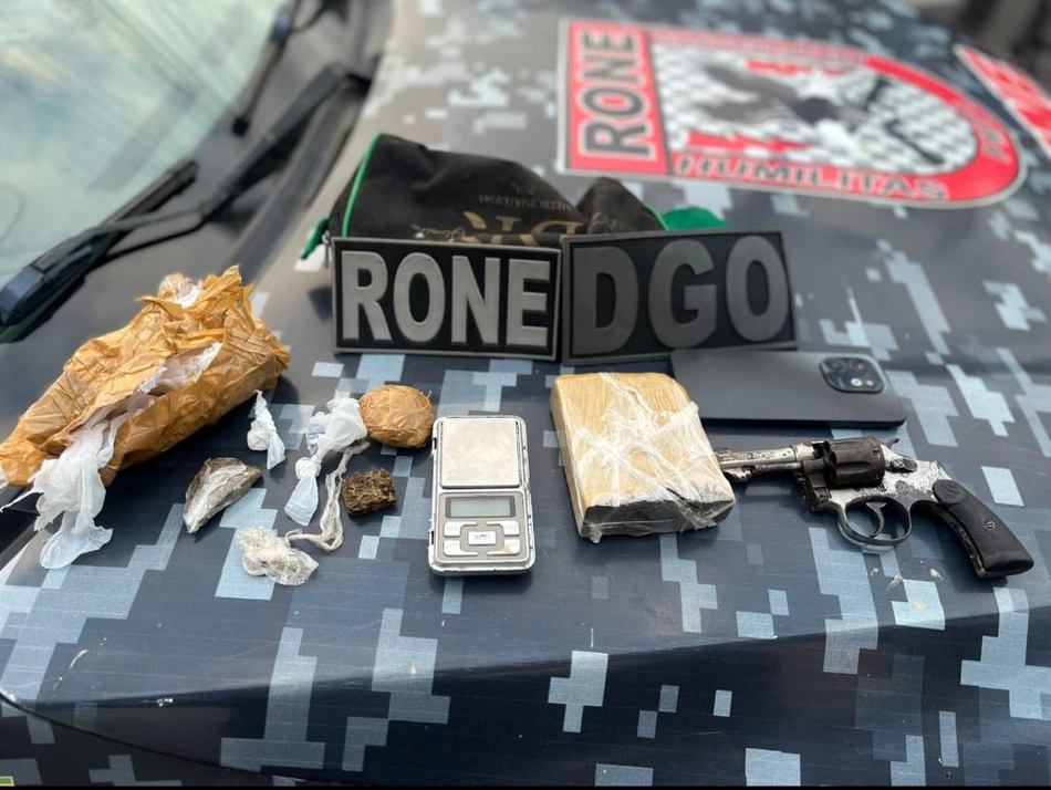 Materiais apreendidos pela Polícia Militar