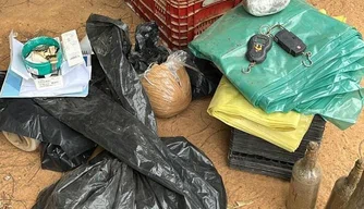 Drogas apreendidas durante operação em Pajeú do Piauí