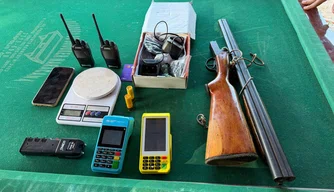 Materiais apreendidos durante operação no Sul do Piauí