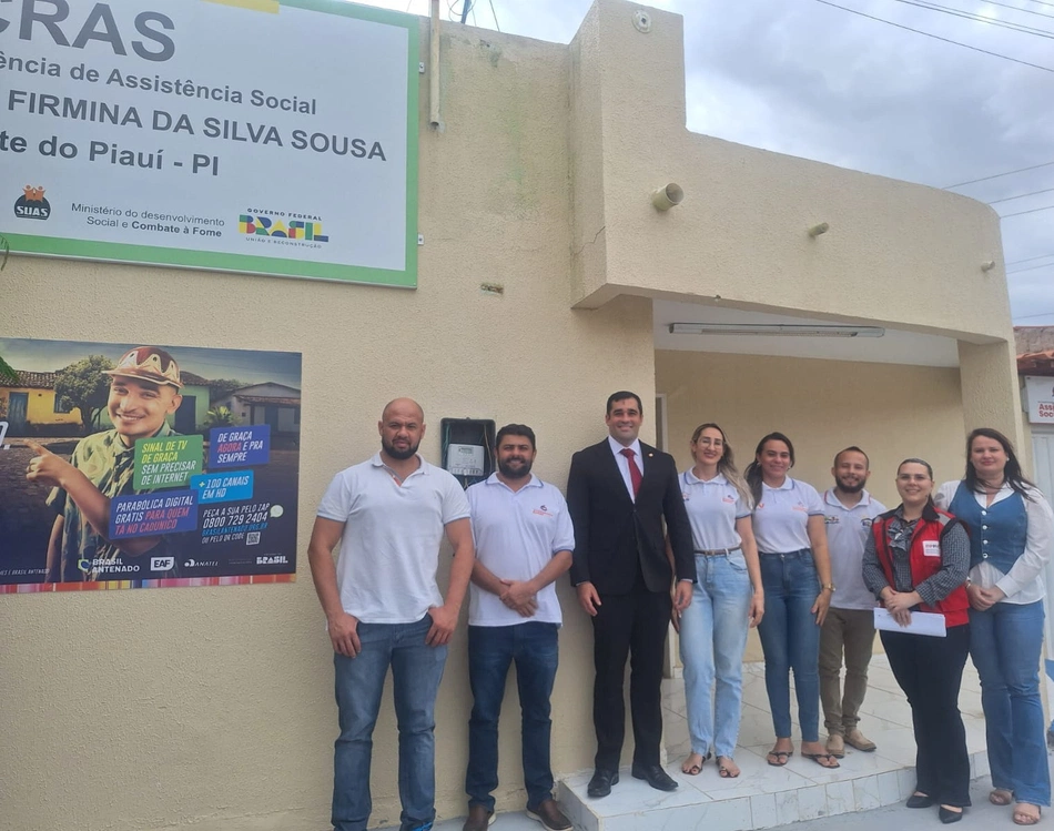 Visita institucional à órgãos de proteção social em Alegrete do Piauí