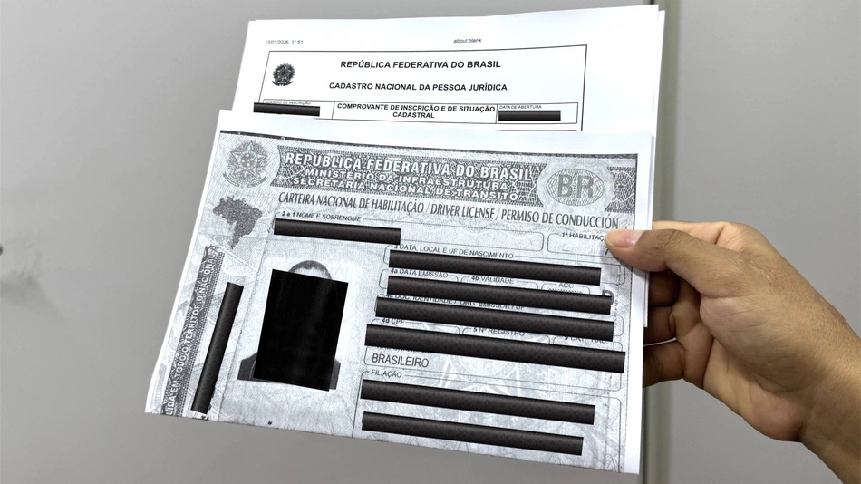 Documentos necessários